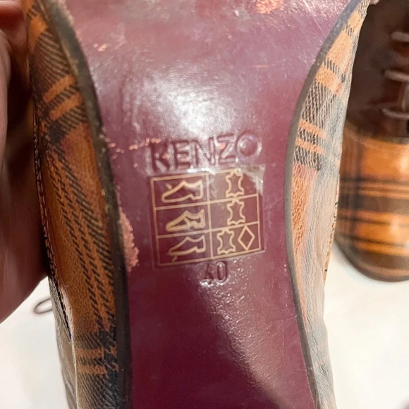 Kendo Tartan Heeled Ankle Boots - Picture 16 of 16